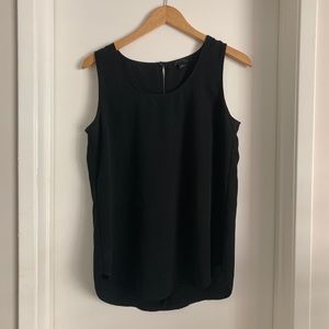 Ann Taylor Black Crepe Tank